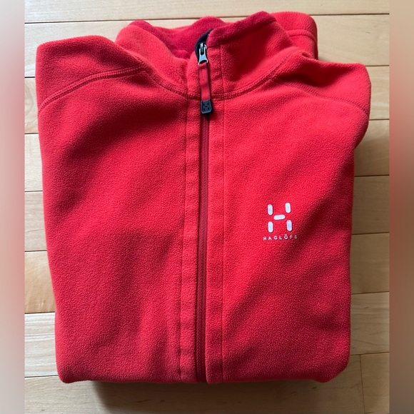 Haglöfs Scandinavian full-zip fiery red fleece - Picture 7 of 12